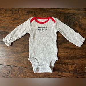 Newborn long sleeve onesie